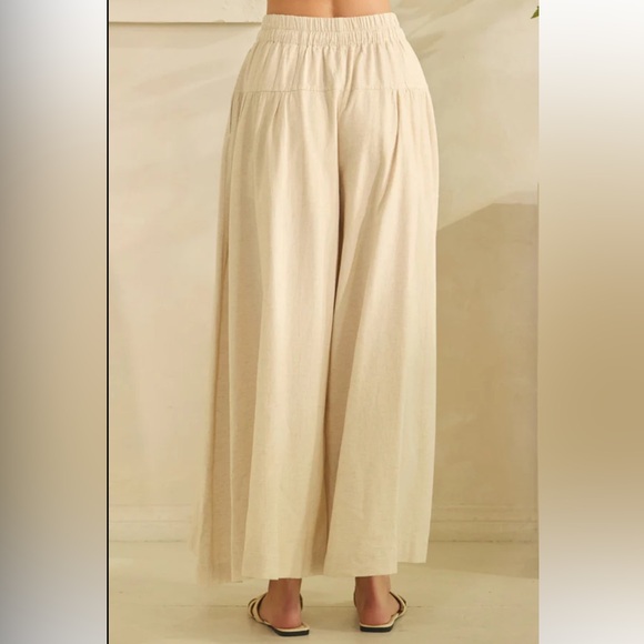 354 OLI & HALI ❤️ WASHED PINTUCK
WIDE LEG PANTS - Picture 5 of 5